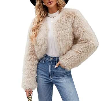 ジャケット・アウター THE BARNNET sami eco-fur jacket - beige 240731_SAM_0111_Snow-Ball-
